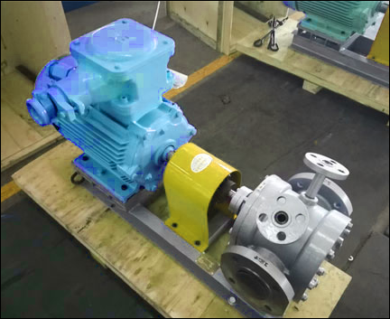 蒽油計量泵安裝與調式